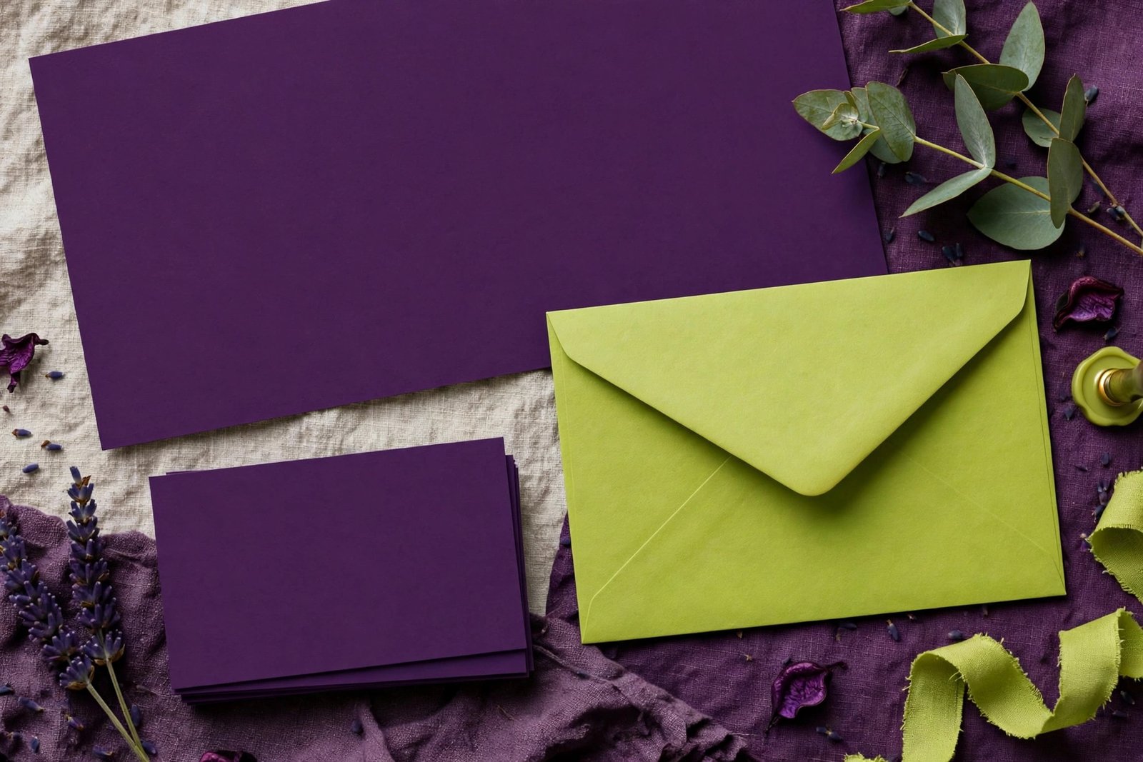Realistic branding mockups showing logo applied on stationery, cards and packaging