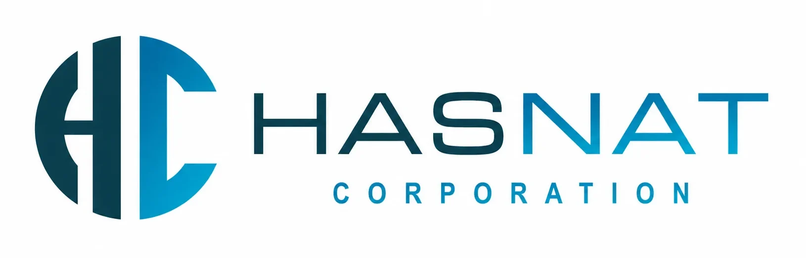 Hasnat Corporation corporate logo — designed by Advert Solutions