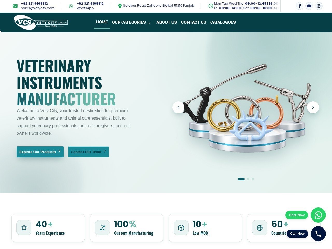 Vety City website preview