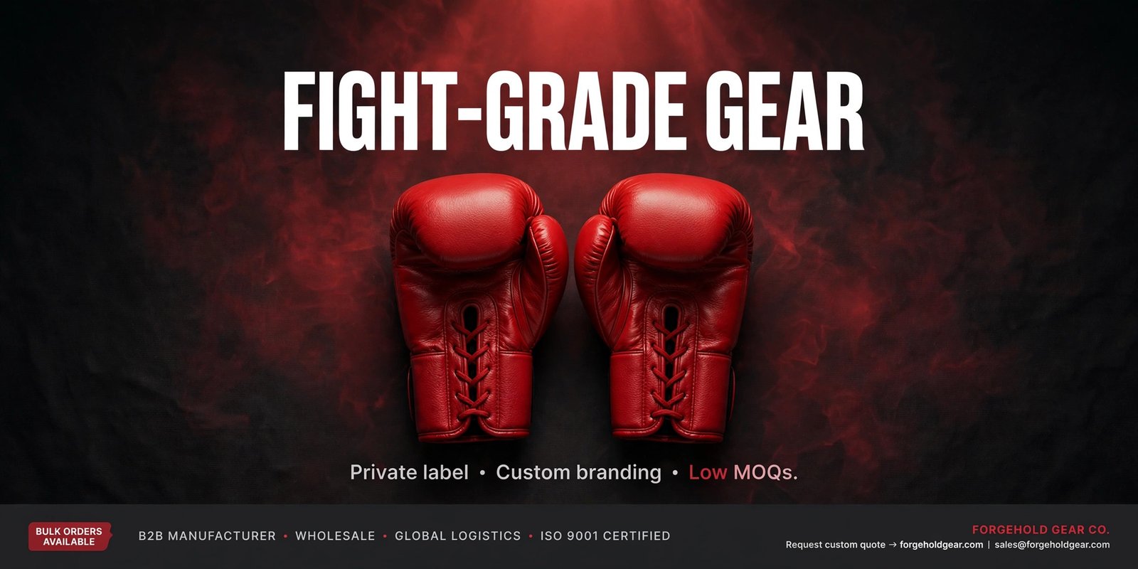 Sample LinkedIn B2B post design for a boxing gloves brand — by Advert Solutions