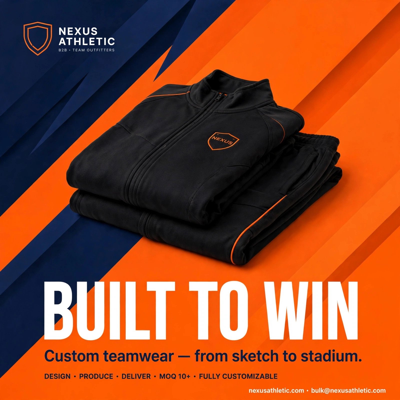 Sample Instagram post design for a sportswear brand — by Advert Solutions